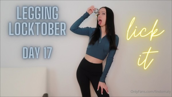 Goddess Alyssa - Legging Locktober DAY 17 lick it