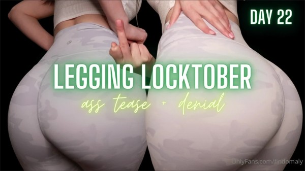 Goddess Alyssa - Legging Locktober DAY 22 ass tease