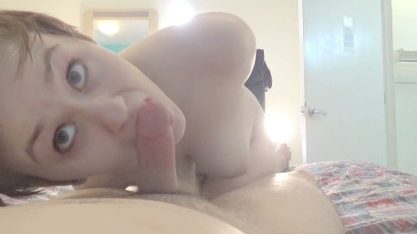 CurvyElvishGirl - Deepthroat and oral creampie