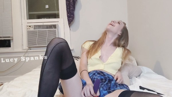 Lucy Spanks - School Girl Quickie