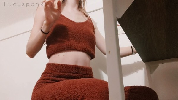 Lucy Spanks - Spy Cam Hiccups
