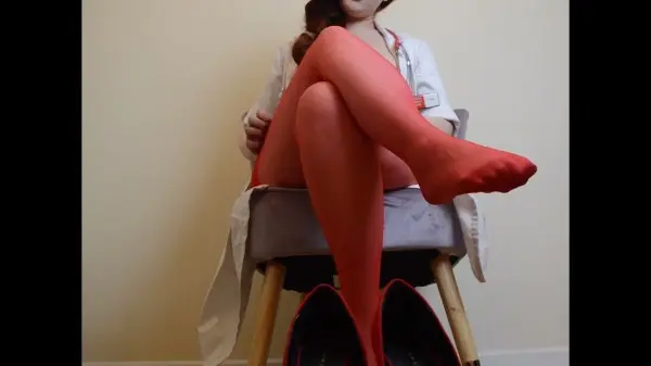 Rita Peach - Vintage Redhead Dr Nurse Foot Worship